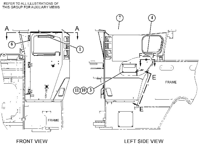 Кабина закрытая с ROPS 5024200 CAT