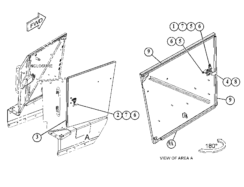 DOOR GP-HOOD 5174623 CAT