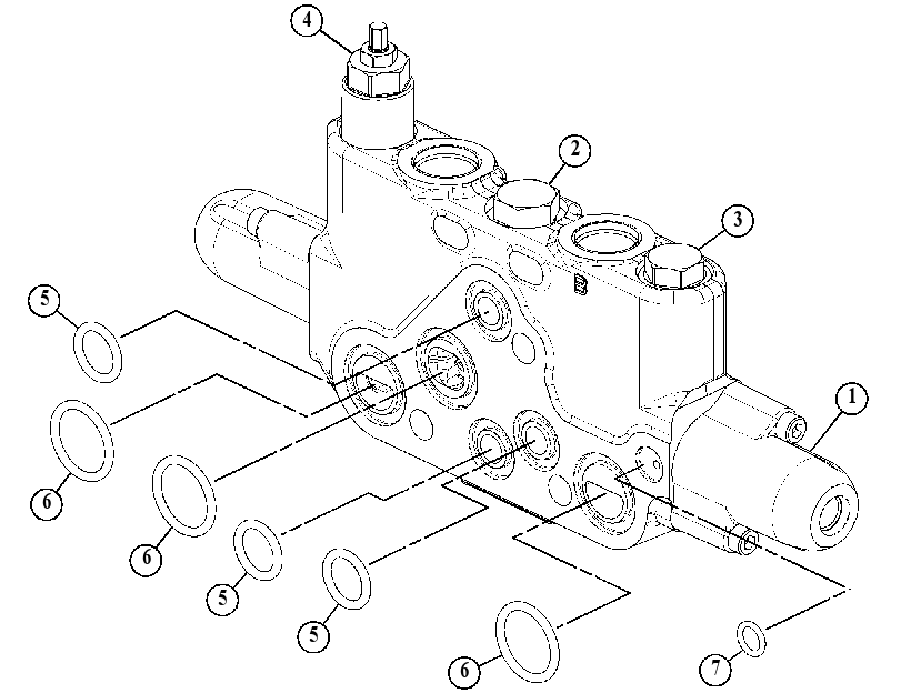 Клапан управляющий 4999315 CAT