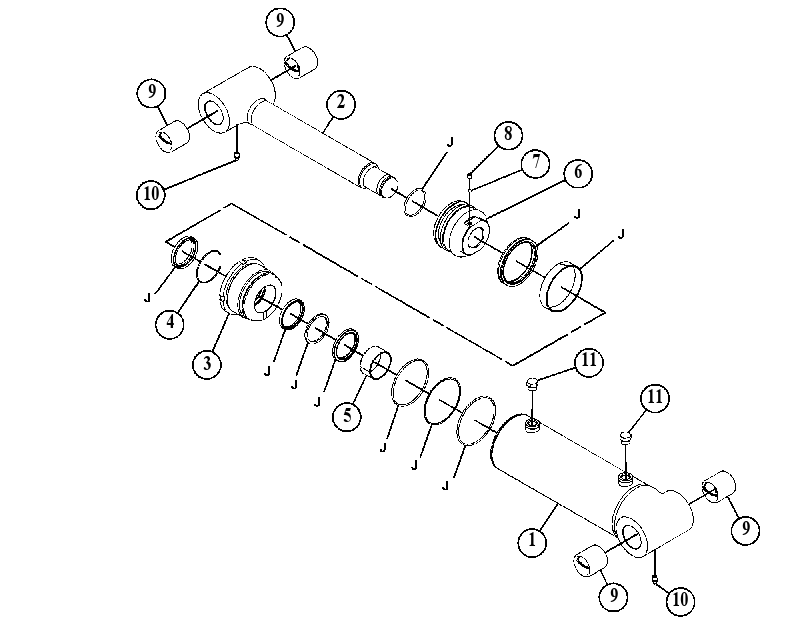 CYLINDER GP-COMPENSATING 5077122 CAT