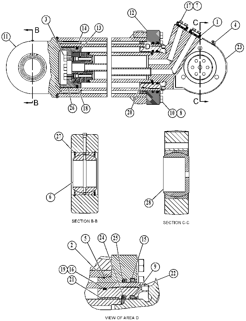 CYLINDER GP-HOIST 4773837 CAT