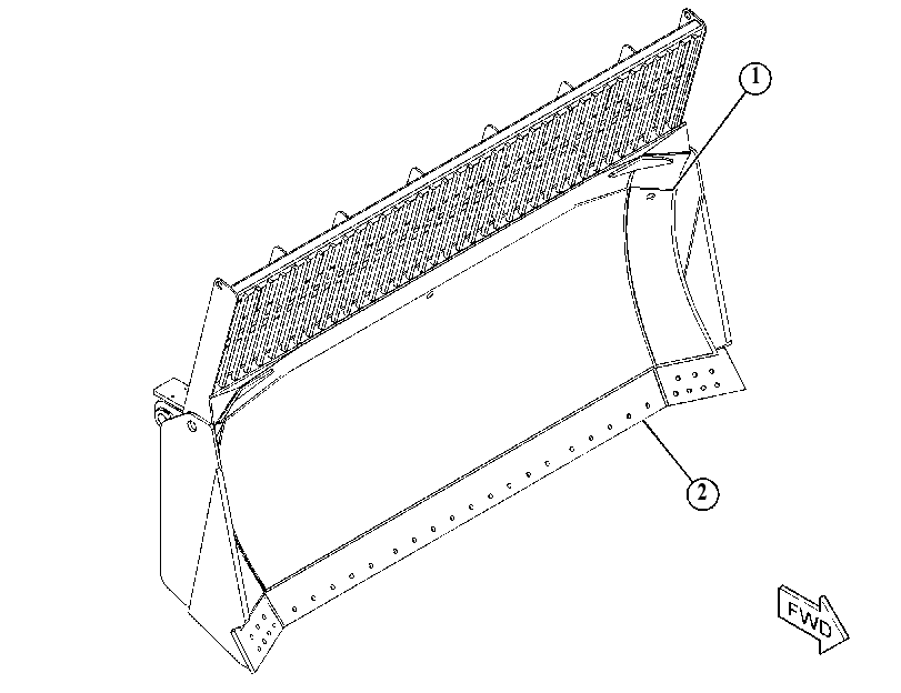 BLADE AS-SEMI-UNIVERSAL 5109624 CAT