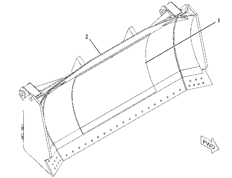 BLADE AS-SEMI-UNIVERSAL 5109590 CAT