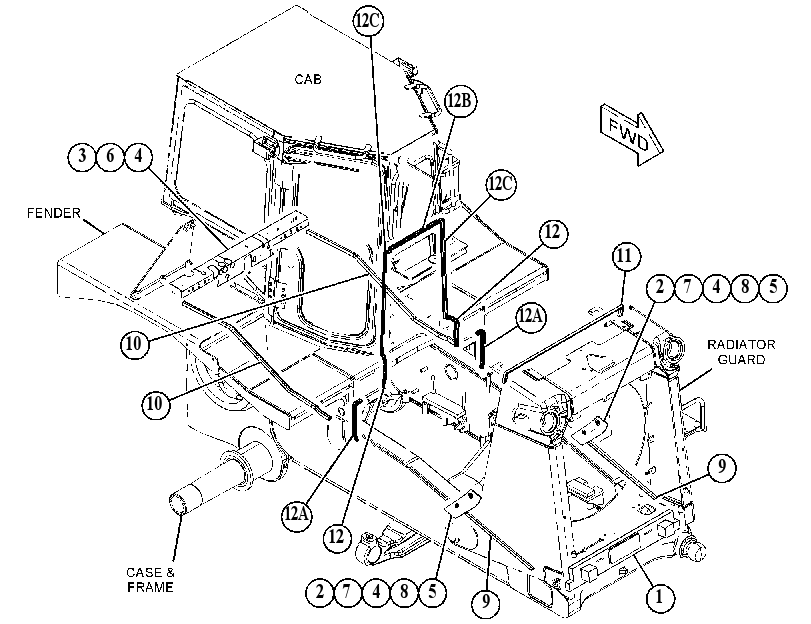 SEAL GP-ENCLOSURE 5169445 CAT