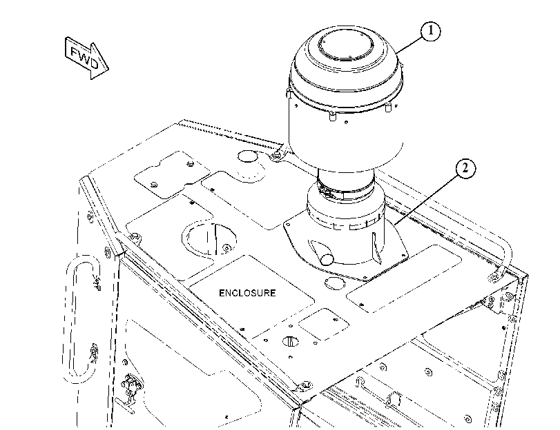 PRECLEANER AS 4701100 CAT