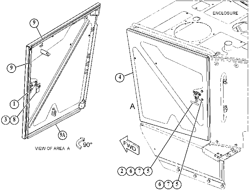 DOOR GP-HOOD 5174646 CAT