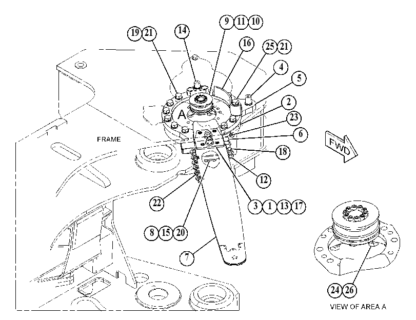 SAW GP-CHAIN 4587693 CAT