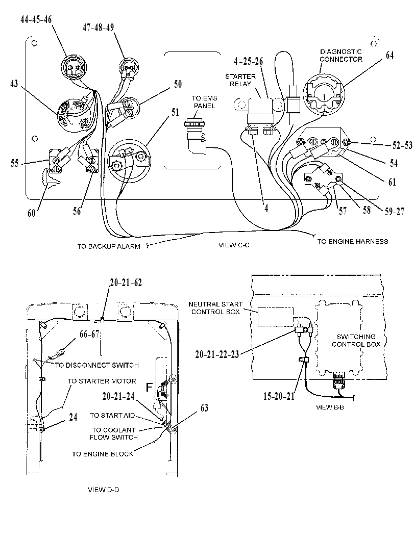 WIRING GP-SCRAPER 8X6598 CAT
