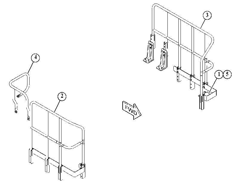 GUARDRAIL GP 5076472 CAT