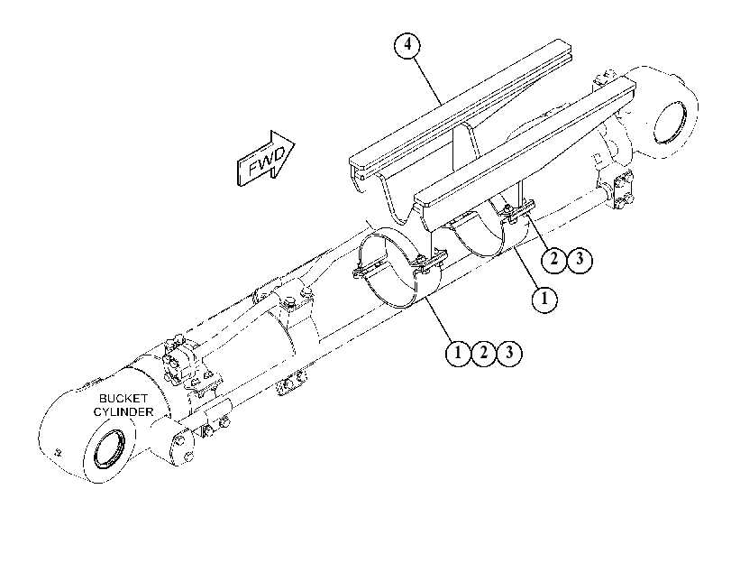 SUPPORT & MTG GP-BKT CYLINDER 5210299 CAT
