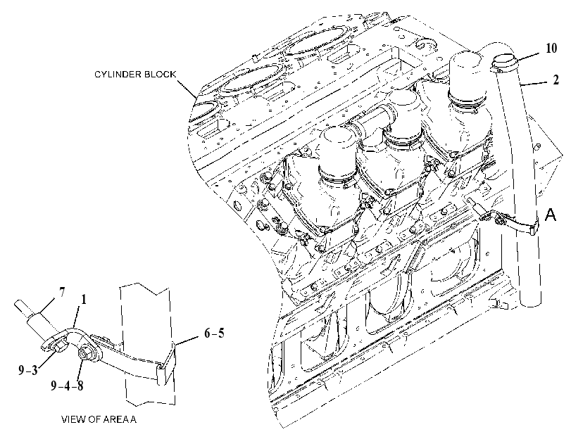 Система отвода газов 3992675 CAT