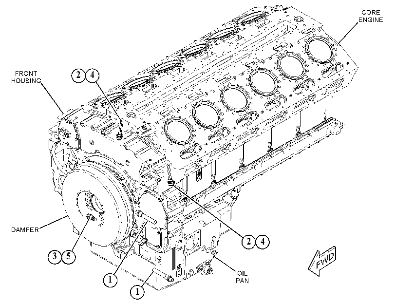 HEATER GP-ENGINE OIL 5061950 CAT