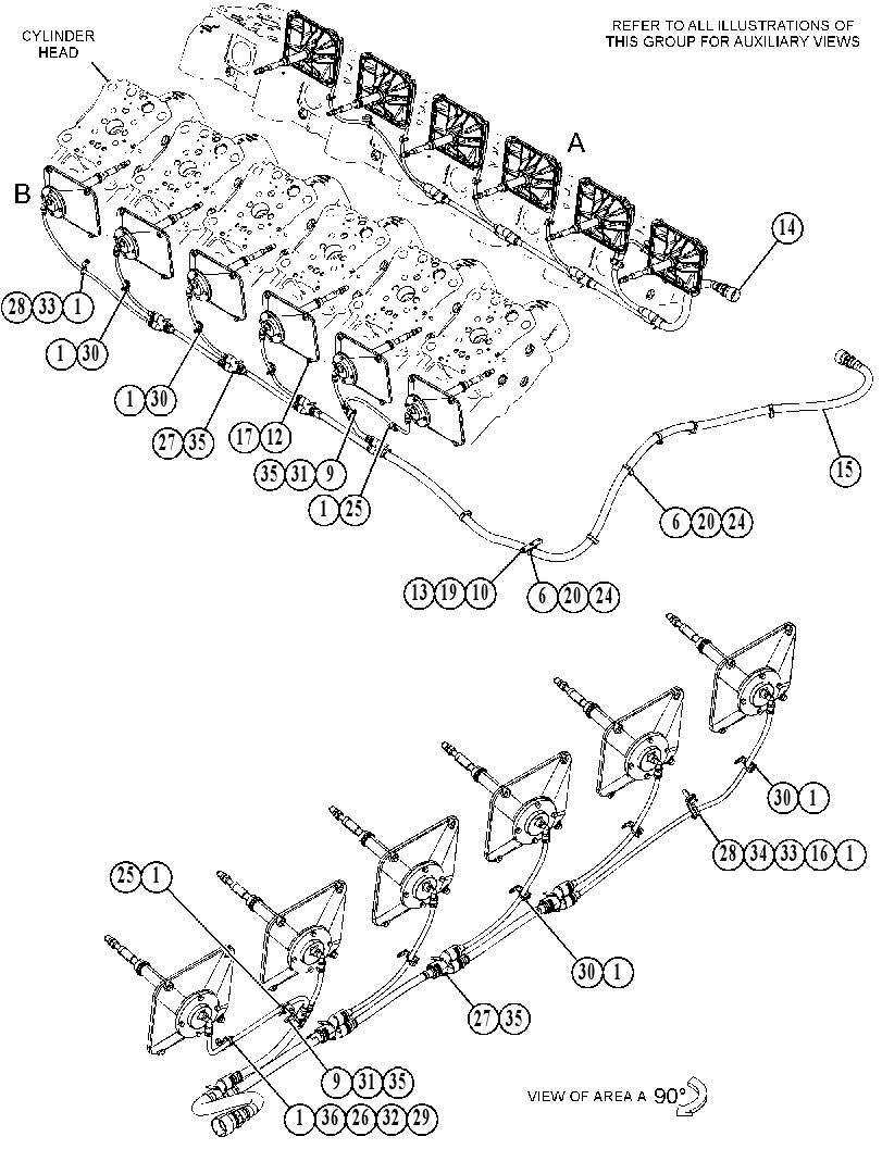 Проводка двигателя 5166847 CAT