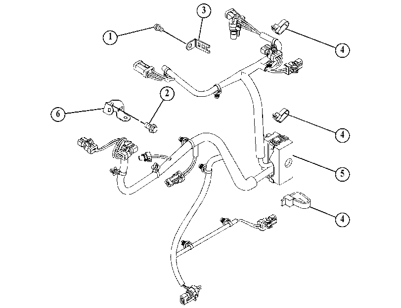 Проводка двигателя 4581006 CAT