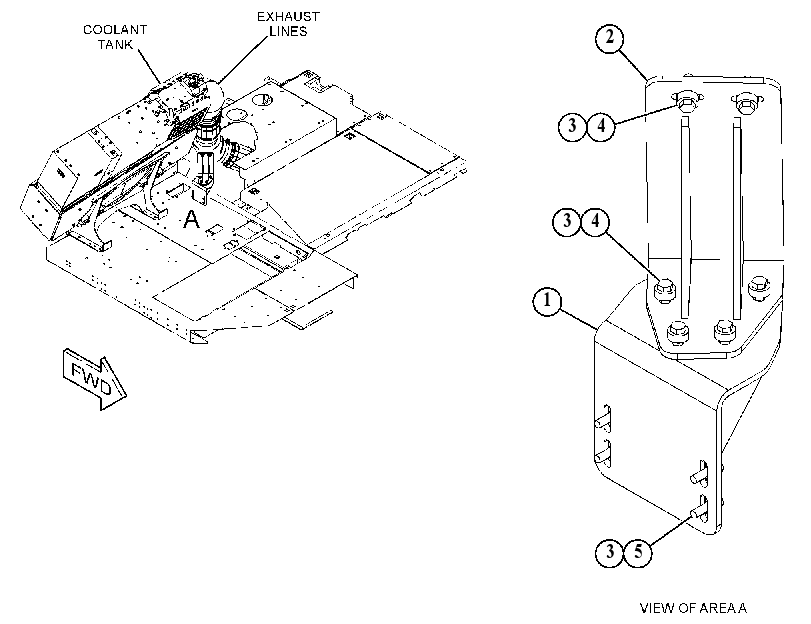 SUPPORT GP-EXHAUST 4560569 CAT