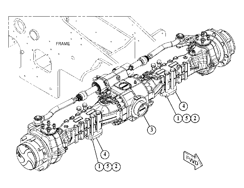 AXLE & MOUNTING GP 5144632 CAT