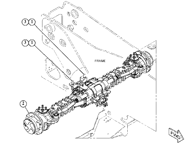 AXLE & MOUNTING GP 5144631 CAT