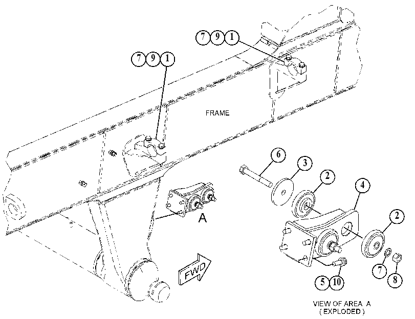 MOUNTING GP-FUEL TANK 5003854 CAT