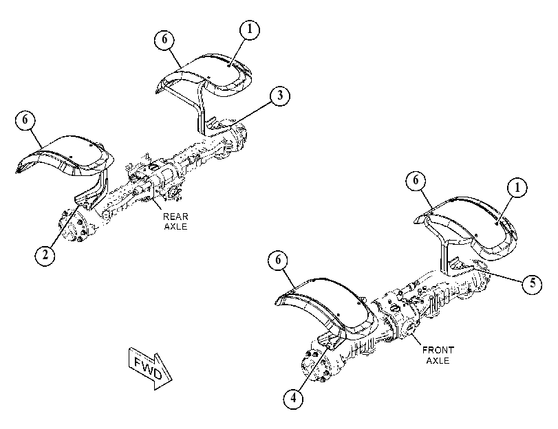FENDER & MOUNTING GP 5144640 CAT
