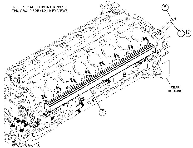 Проводка двигателя 4227594 CAT