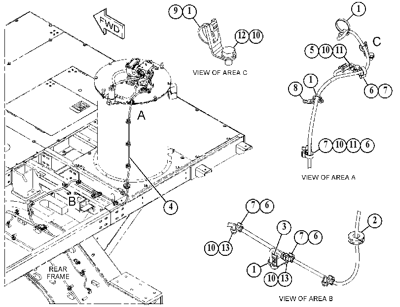 WIRING GP-AUTOLUBE CONTROL 3894582 CAT