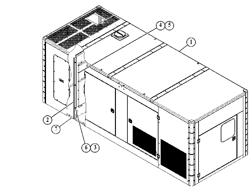 ENCLOSURE GP-GENSET 4938757 CAT