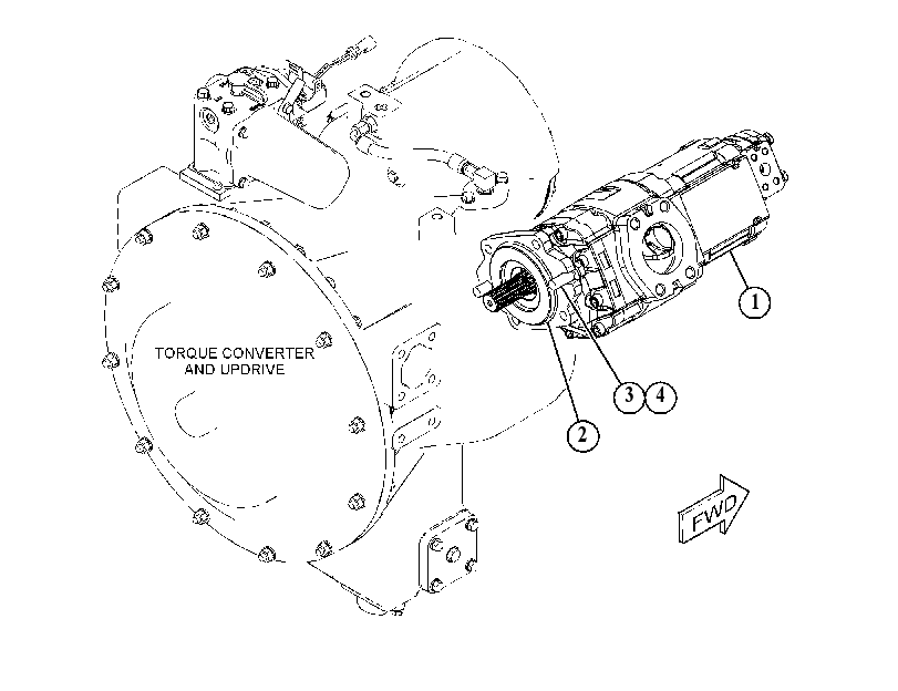 PUMP & MTG GP-IMPLEMENT 5069446 CAT