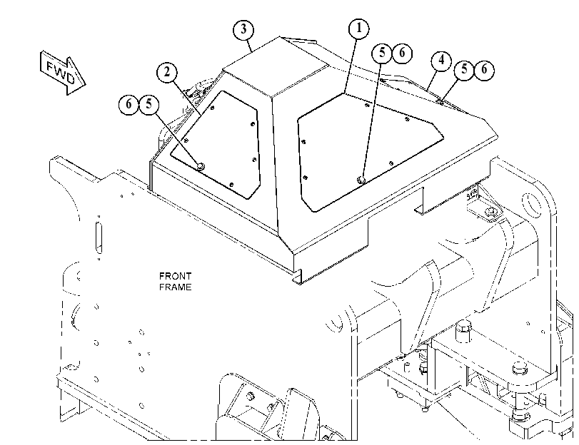COVER GP-CONTROL VALVE 4612666 CAT