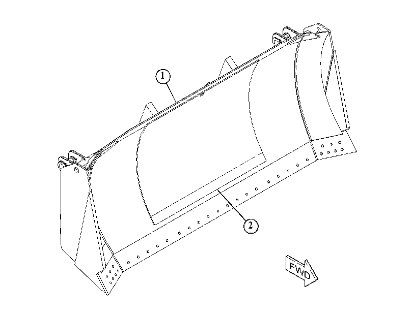 BLADE AS-SEMI-UNIVERSAL 4877786 CAT