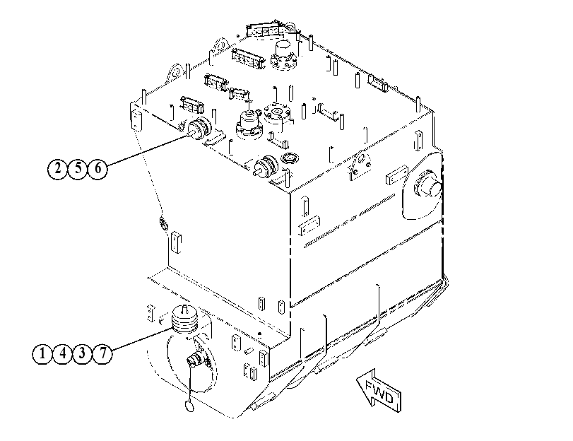 MOUNTING GP-DEF TANK 4617835 CAT