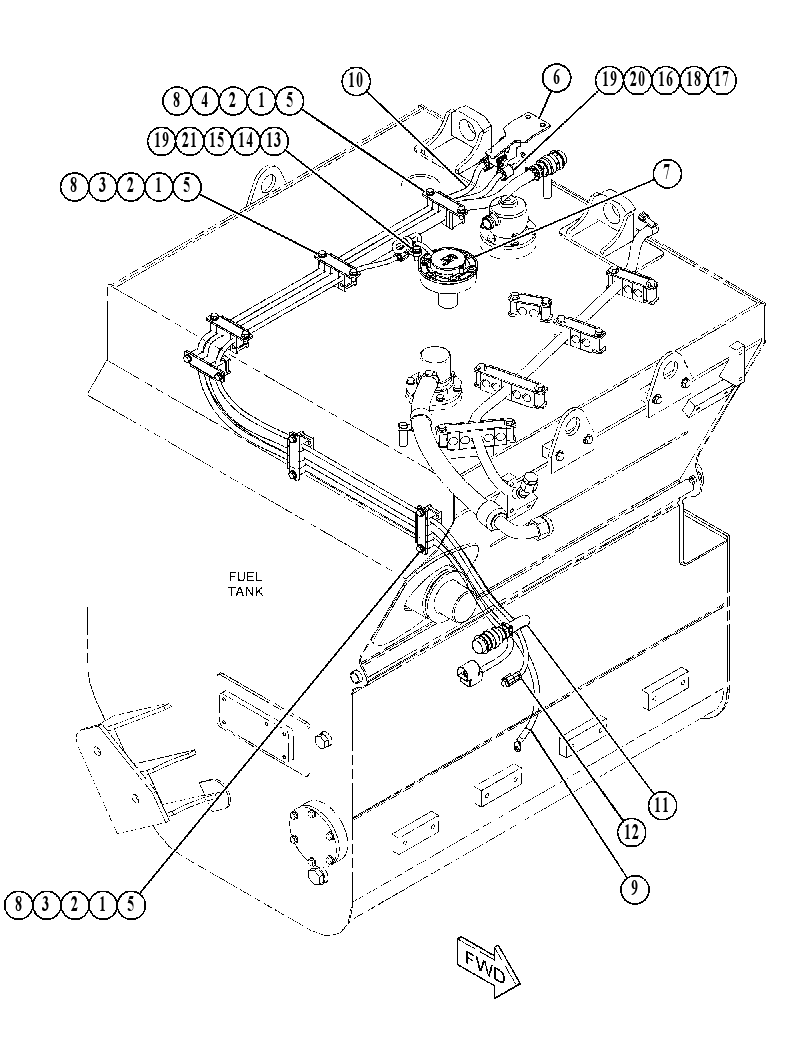 Проводка модуля AdBlue 4226225 CAT