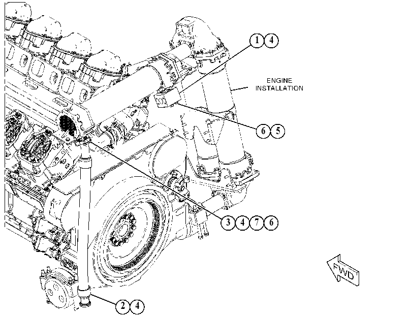 LINES GP-BRAKE COOLING 3979361 CAT