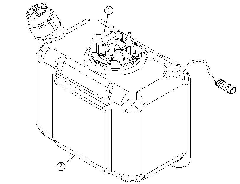 Бак AdBlue 5043166 CAT