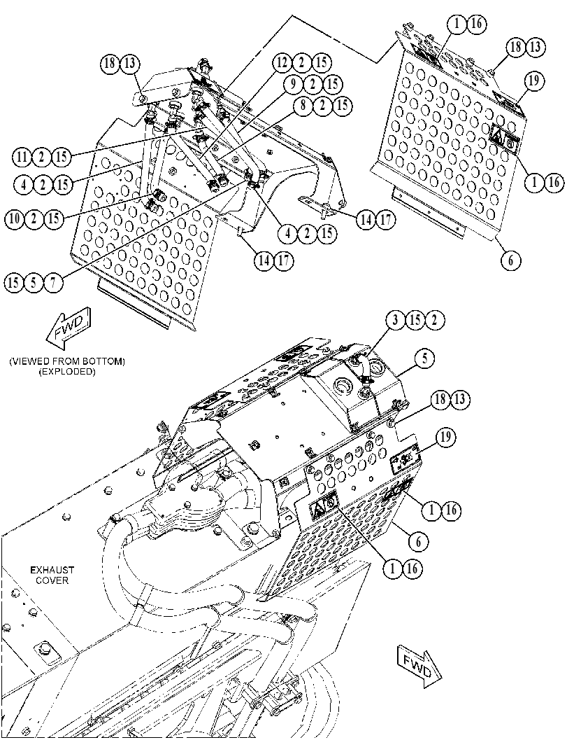 Бак охлаждающей жидкости 4822513 CAT
