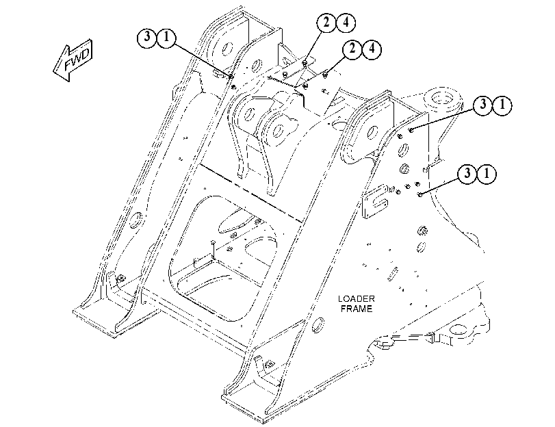 HARDWARE GP-FRONT FRAME 4923993 CAT