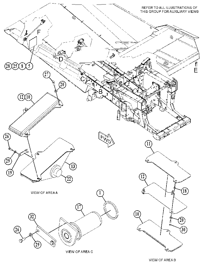 MOUNTING GP-TRUCK BODY 4394400 CAT