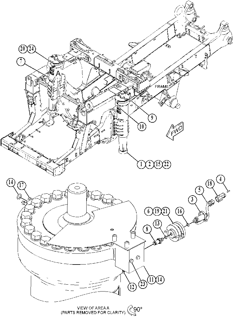 SUSPENSION & MTG GP-FRONT 4217845 CAT