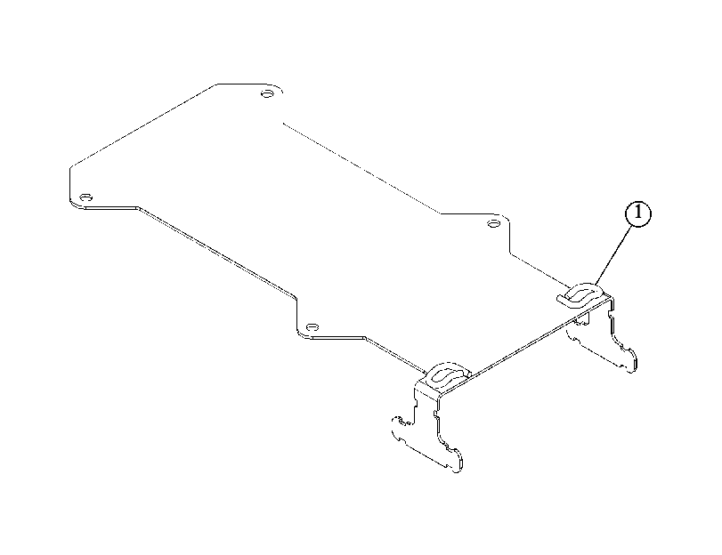Кронштейн крепёжный 5026821 CAT