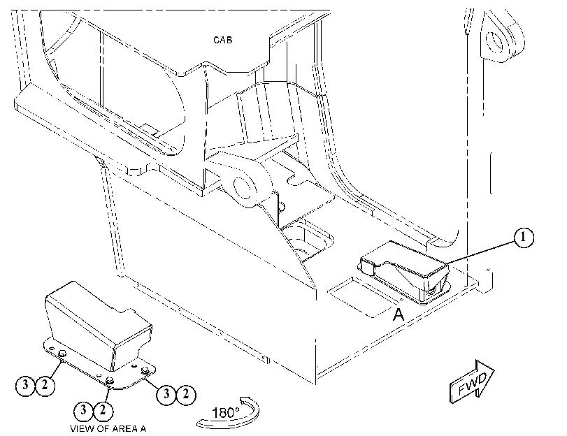 FOOTREST GP 4873695 CAT