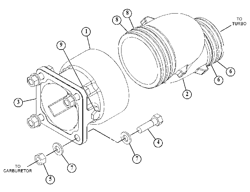 Трубопроводы воздушные 2W2089 CAT