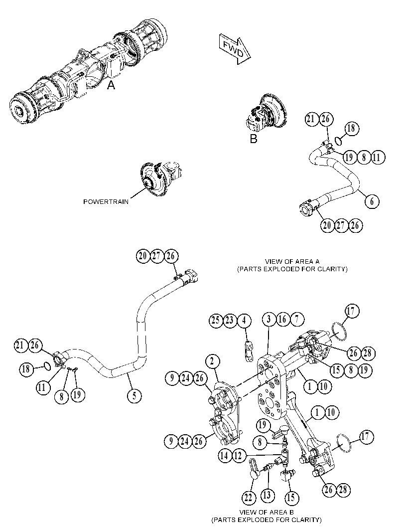 LINES GP-BRAKE COOLING 4251304 CAT