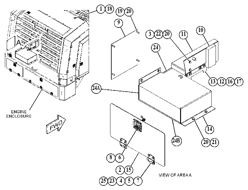 COVER GP-REAR 3916940 CAT