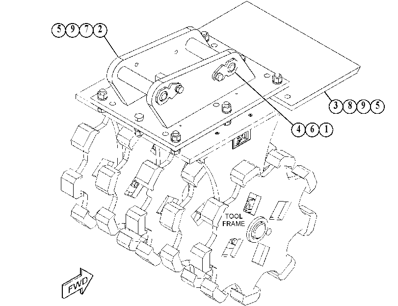 FRAME GP-QUICK COUPLER 5177023 CAT