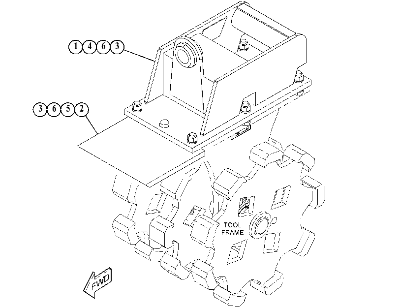 FRAME GP-QUICK COUPLER 5177025 CAT