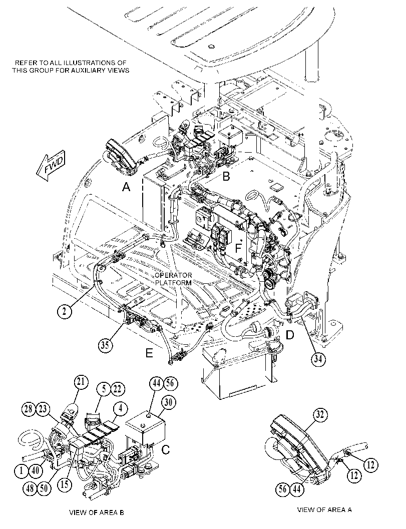 Проводка консоли 4580695 CAT