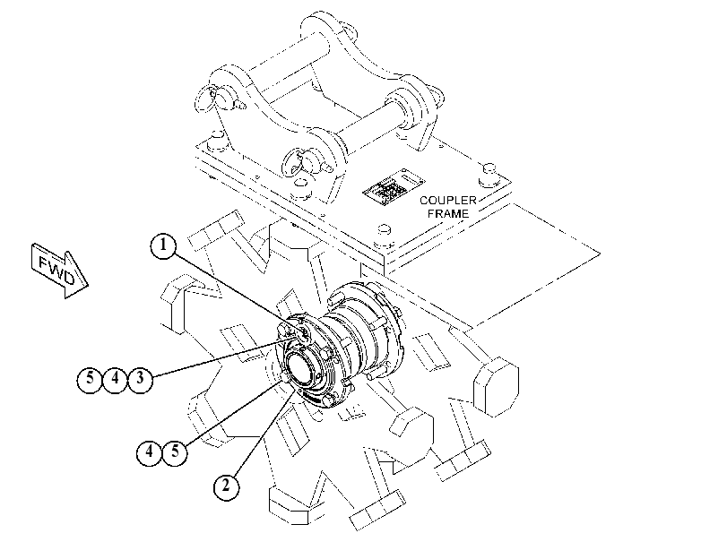 HUB GP-DRIVE 5195688 CAT