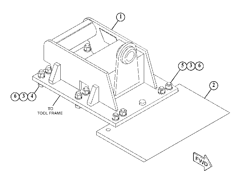 FRAME GP-QUICK COUPLER 5177026 CAT