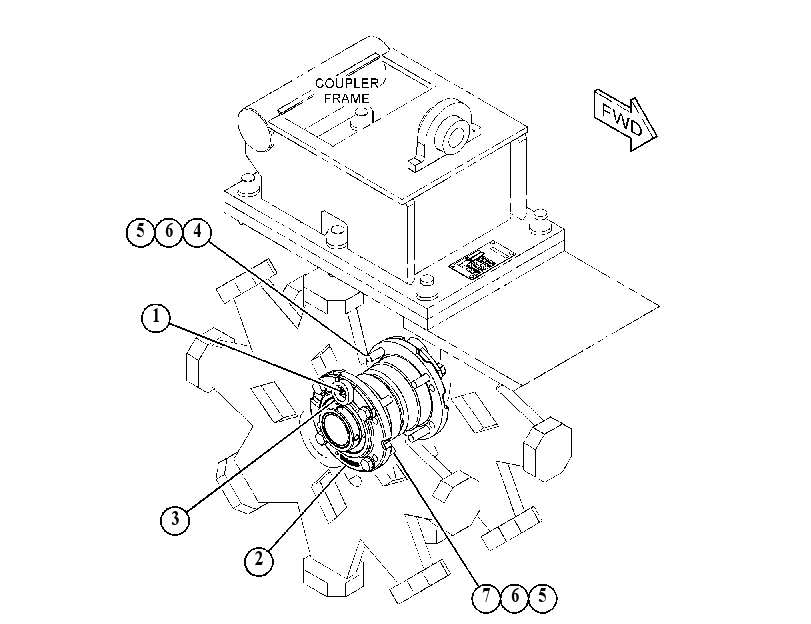 HUB GP-DRIVE 5195689 CAT