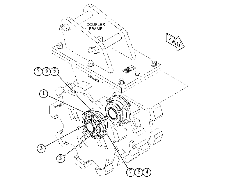 HUB GP-DRIVE 5195694 CAT