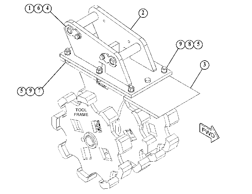 FRAME GP-QUICK COUPLER 5177022 CAT
